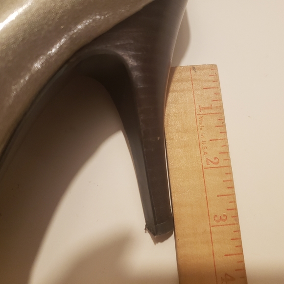 3/$15 Alfani Silver Stormy Gray Platform 7.5 Pump Heel - Picture 5 of 7